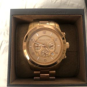 Rose Gold Authentic Michael Kors Watch